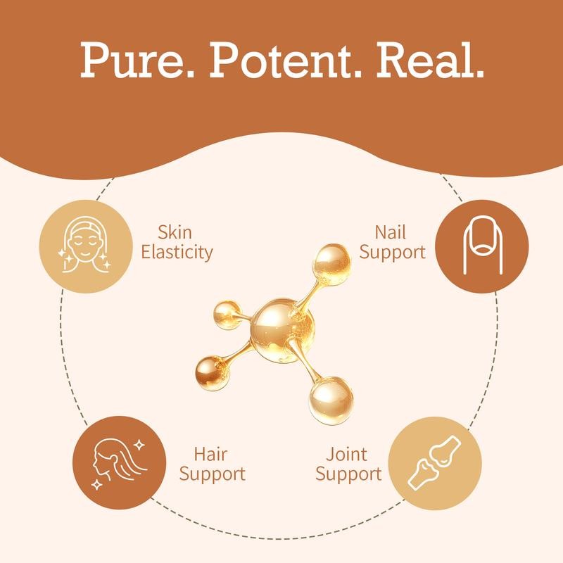 "HiPlus Multi Collagen Peptides Powder – Hydrolyzed Protein (Type I,