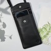 WASAMA Genuine Leather Phone Crossbody Bag With 2 Card Slot