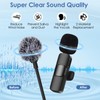 Mini Wireless Furry Windscreen & Foam Cover Set for Lavalier