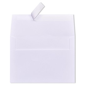 A7 Blank Invitation Envelopes 50 Pack - 5-1/4 x 7-1/4 Inches White Self Seal Envelopes for Invitations, Greeting Cards, Business Mail & Events (Premium Quality)