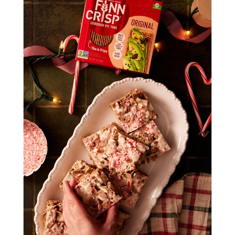 Finn Crisp Sourdough Rye Thins, Original Crispbread, 7 Ounce Boxes