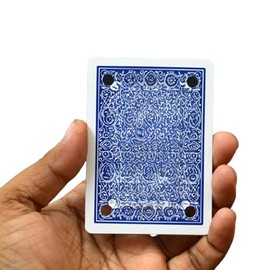 MilesMagic Magician's Hole Shake Matrix Art Gimmick | Highly Visual Classic Trick | Impossible Poker Hollow Card Trick | for Street Magic | for Stage Magic Tricks