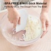 2 Pack Beeyoka Dough Scraper,Kitchen Food Grade Bowl Scraper Flexible