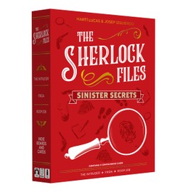 Indie Boards & Cards Sherlock Files: Sinister Secrets, Cooperative Modern Detective Games, 1 to 8 Players, Ages 14+