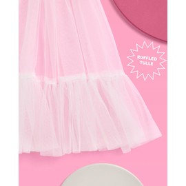 xo, Fetti White Ruffle Veil | Bride to Be Hair Accessory, Embroidered Bridal Shower Headband, Rehearsal Dinner Decorations, Engagement Gift