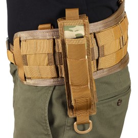 CAT Outdoors ASP Expandable Baton Holster 16" - 26" Collapsible Baton Holder for Self Defense, Law Enforcement, Police - Tactical Baton MOLLE Holster - Nylon Pouch for Duty Belt, Vest (Coyote Brown)