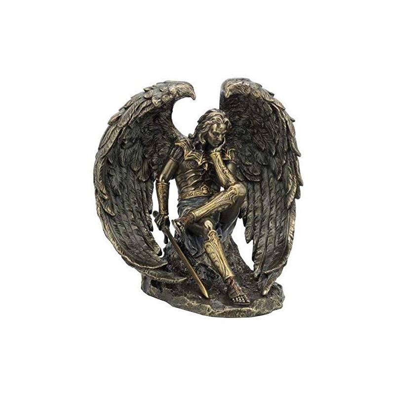 US 6.5" Cold Cast Bronze Color Lucifer The Fallen Angel