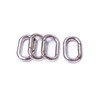 Bobeey 4pcs Carabiner Metal Spring Key Ring,Spring Snap Hooks Clip,Spring