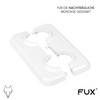 FUX 1 Piece Double Heating Pipe Rosette 12 mm -