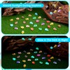 Alrhso 200Pcs Mini Resin Turtles with 1Pcs Large Turtle, Luminous
