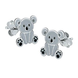 Cute Koala Bear Earrings - 925 Sterling Silver