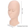 Eyelash Extension Mannequin Head with 3 Pairs Removable Eyelids,Eyelash Mannequin
