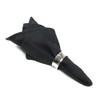 Cloth Napkins Black Pack of 25 40 x 40 cm