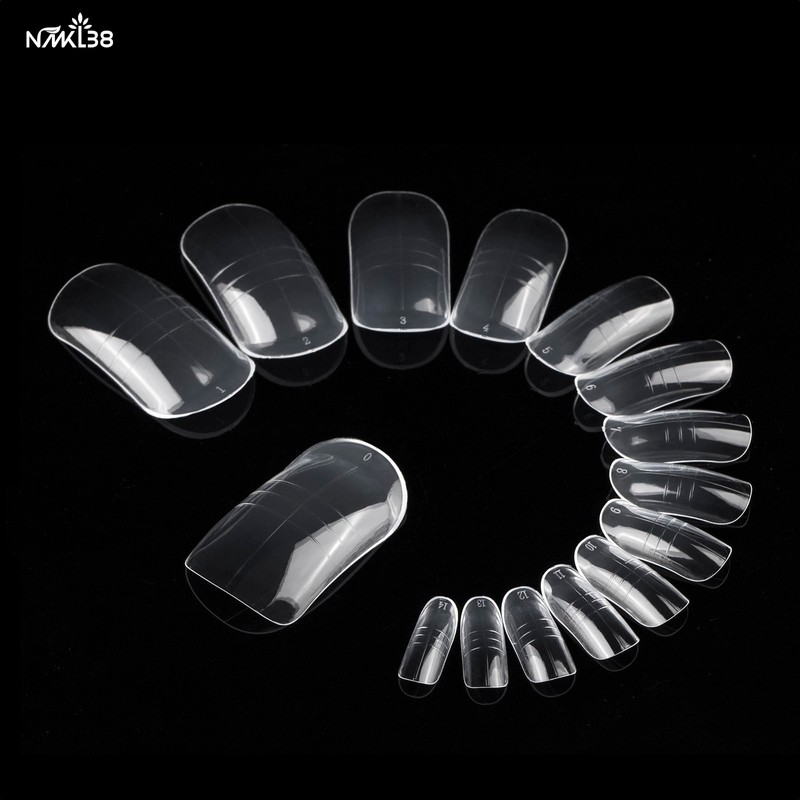NMKL38 150PCS Dual Nail Forms 12 Sizes Extension Poly Nail