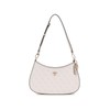 GUESS Noelle II Top Zipper Shoulder Bag White Logo