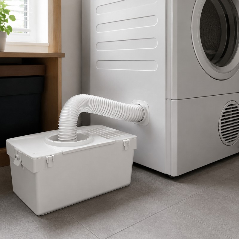 Indoor Tumble Dryer Condenser Vent Kit with 1.2m Hose