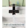 FORIOUS Bathroom Sink Faucet 1 Hole Waterfall One Handle Oil