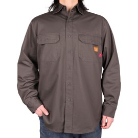 Titicaca FR Shirt Flame Resistant Work Shirt Men's Cotton 7.5oz Gray Welder Shirt