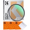 K&F CONCEPT 55mm Black Mist 1/2 Filter, Soft Effect, Contrast