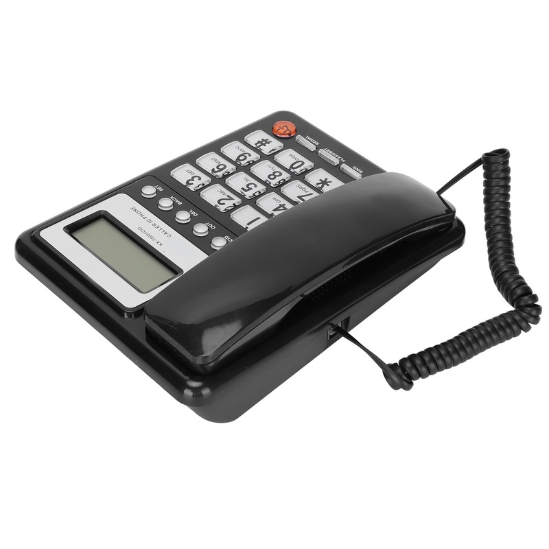 KXT8001CID Corded Telephone Caller ID Semi Hands Free Clear Display