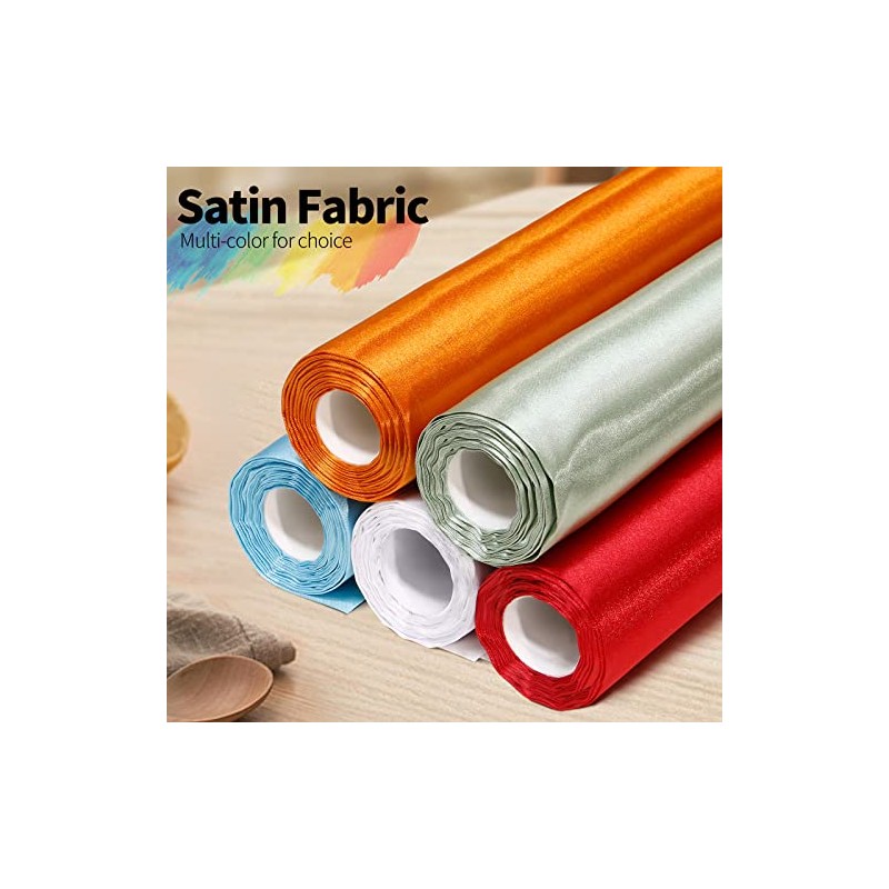 Horbaunal Hunter Green Satin Fabric, 60" Wide, 2 Yards, Soft