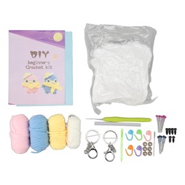 Penguin Crochet Kit Set of 2 Penguins Easy To Learn DIY Interesting Beginners Crochet Kit for Birthdays