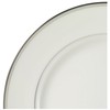 Mikasa Gothic Platinum Dinner Plate, 11", Silver