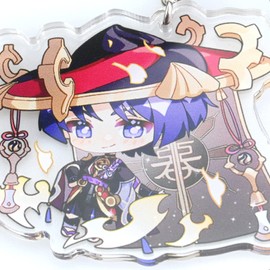 Cute Impact Gen shin - Scaramouche, Acrylic Keychains Pendant Hanging Ornament, Scaramouche