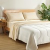 SLEEP ZONE Bedding Sheet Set for Full Size, 4 Pieces