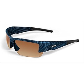 2017 Maxx Sunglasses TR90 Stealth 2.0 Blue Carbon Fiber HD Polarized Lens
