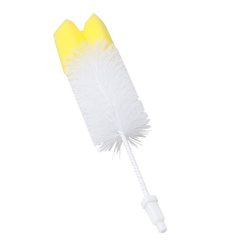 Portable Urinal Bedpan Cleaning Brush Extra Long Handle Sponge Urinal