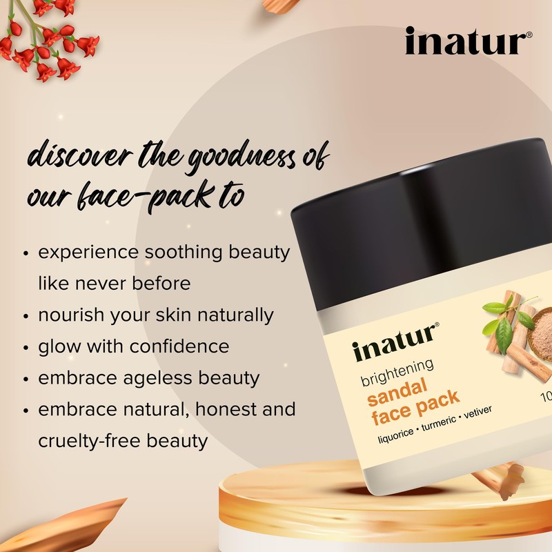 INATUR Herbals Sandal Pack 112gm