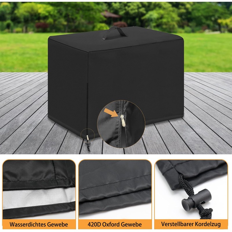 Ytwkafa Pool Pump Cover, Technology Box for Pool Pump, 420d