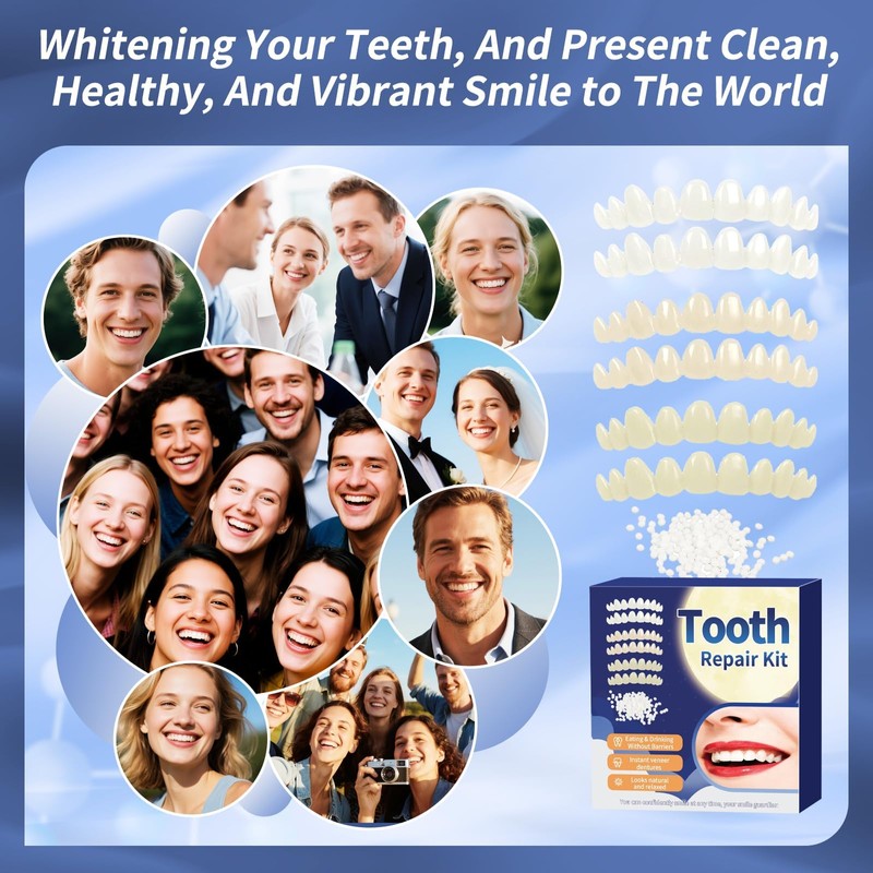 Tooth Repair Kit，Temporary Natural Shade for Filling The Gap
