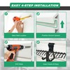 Slatwall Panel Garage Wall Organizer Storage Systems, Wall Mounted PVC