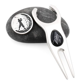 Golf Gift, Man Or Woman Golfer, Dad or Mom Gift, Ball Marker and Divot Tool, Golf Gift, Engraved Quarter, Completely Customizable, By NameCoins
