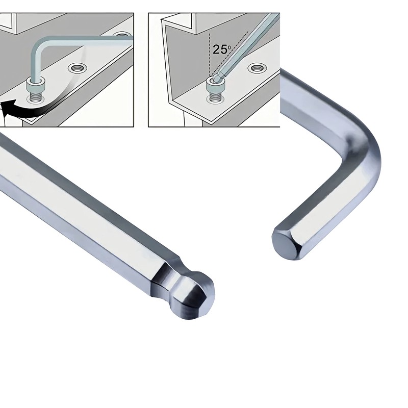 FOCMKEAS 3/32 Inch Ball End Hex Key Allen Wrench, SAE