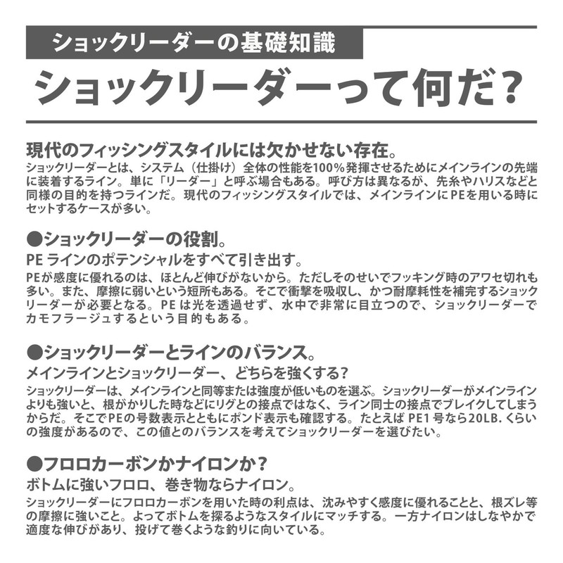 VARIVAS Shock Leader Nylon 200lb. (#60)