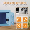 Goldenkey Small Safe Box for Money, Digital Safe Box with