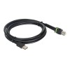 Zebra 2PC Zebra CBA-U46-S07ZAR Scanner USB Data Cables for Barcode