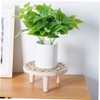 Mipcase 1pc European Style Carved Flowerpot Holder Plant Display Stand