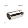 Simoni Racing TRX/08 Exhaust Tip Rounded Inox