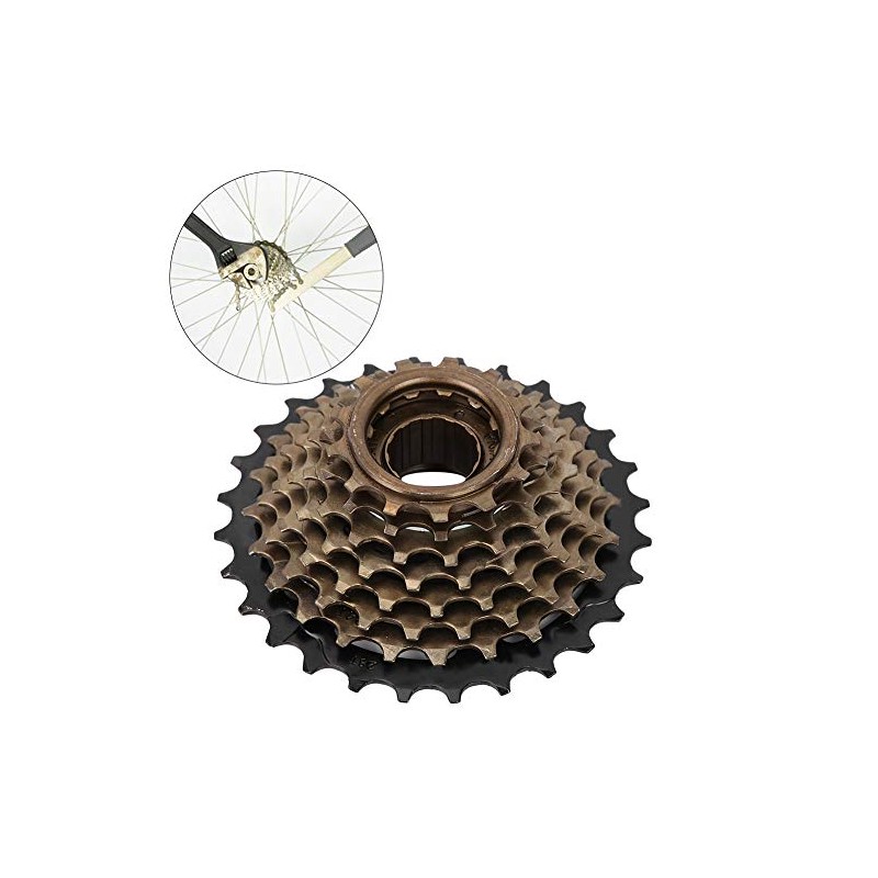 14T-28T 6 Speed Bicycle Freewheel Cassette Sprocket Replacement for Mountain