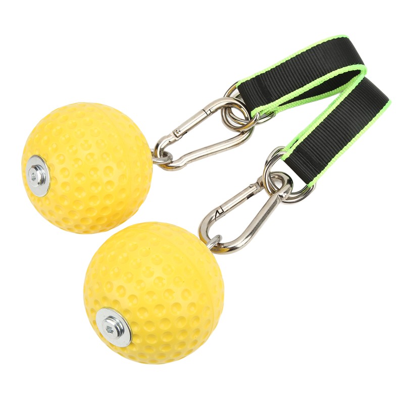 Climbing Pull Up Hand Grips Ball Set with Webbing Buckle