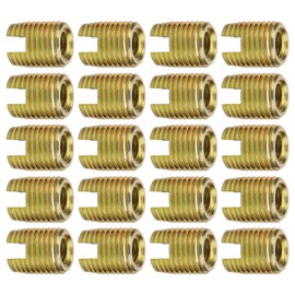 Pack of 20 302 Carbon Steel Self-Tapping Thread Insert Accessories M12 Threaded Bushing to 8 M5 Internal (Inner M8 x 1.25 Outer M12 x 1.5 Length 15 mm)