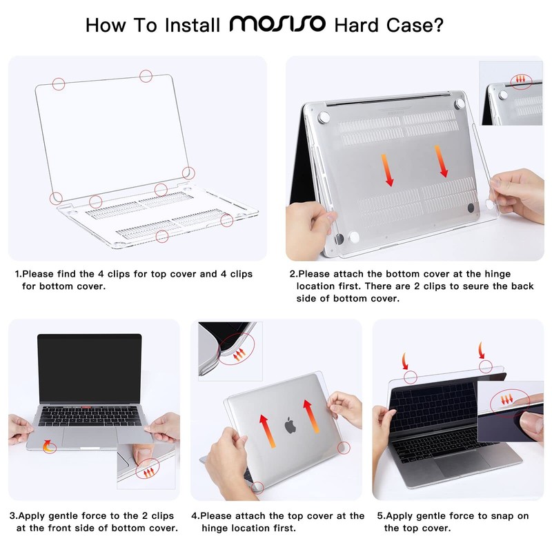 MOSISO Compatible with MacBook Pro 13 inch Case M2 2025,