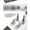 DEKAROX Hettich Door Hinge Set Top and Bottom for Whirlpool