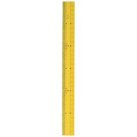 Artec 3336 Bamboo Scale Ruler Ruler (Both Graduations) 11.8 inches (30 cm) with Name Sticker