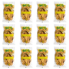 Lam's Plantain strips | Vegetable snacks | 2.1oz | 60g | Healthy snacks | Gluten Free | Banana Chips (Sweet/Maduro) | All Natural (pack 12)
