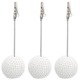 PATIKIL Place Card Holder, 3 Pack Memo Clip Holder Stand with Alligator Clasp Table Number Holders Golf Shape for Pictures Note Card Paper